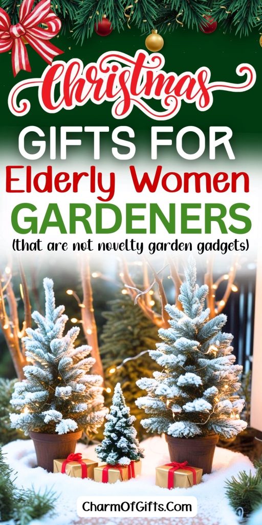 Christmas Holiday Gifts for Elderly Women Gardeners Over 60 Plant Lover