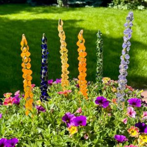 outdoors stained glass pikes