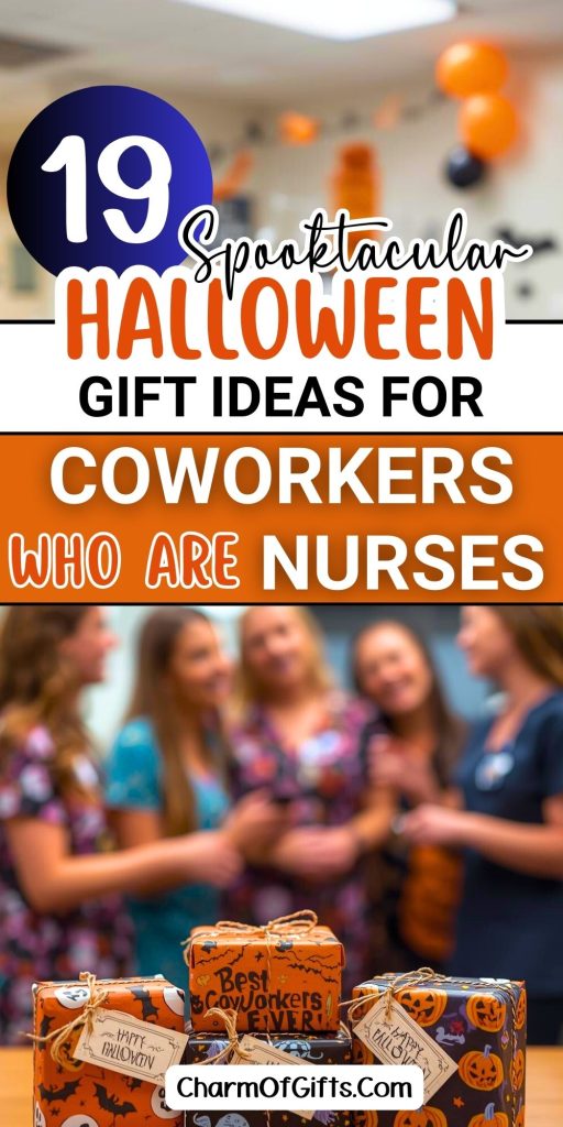 Inexpensive Halloween Gifts for Nurse Coworkers and Staff Halloween gift basket goodie bags essentials