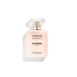 bottle of chanel hair perfume