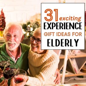 older couple celebrating christmas