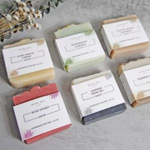 6 artisinal soaps