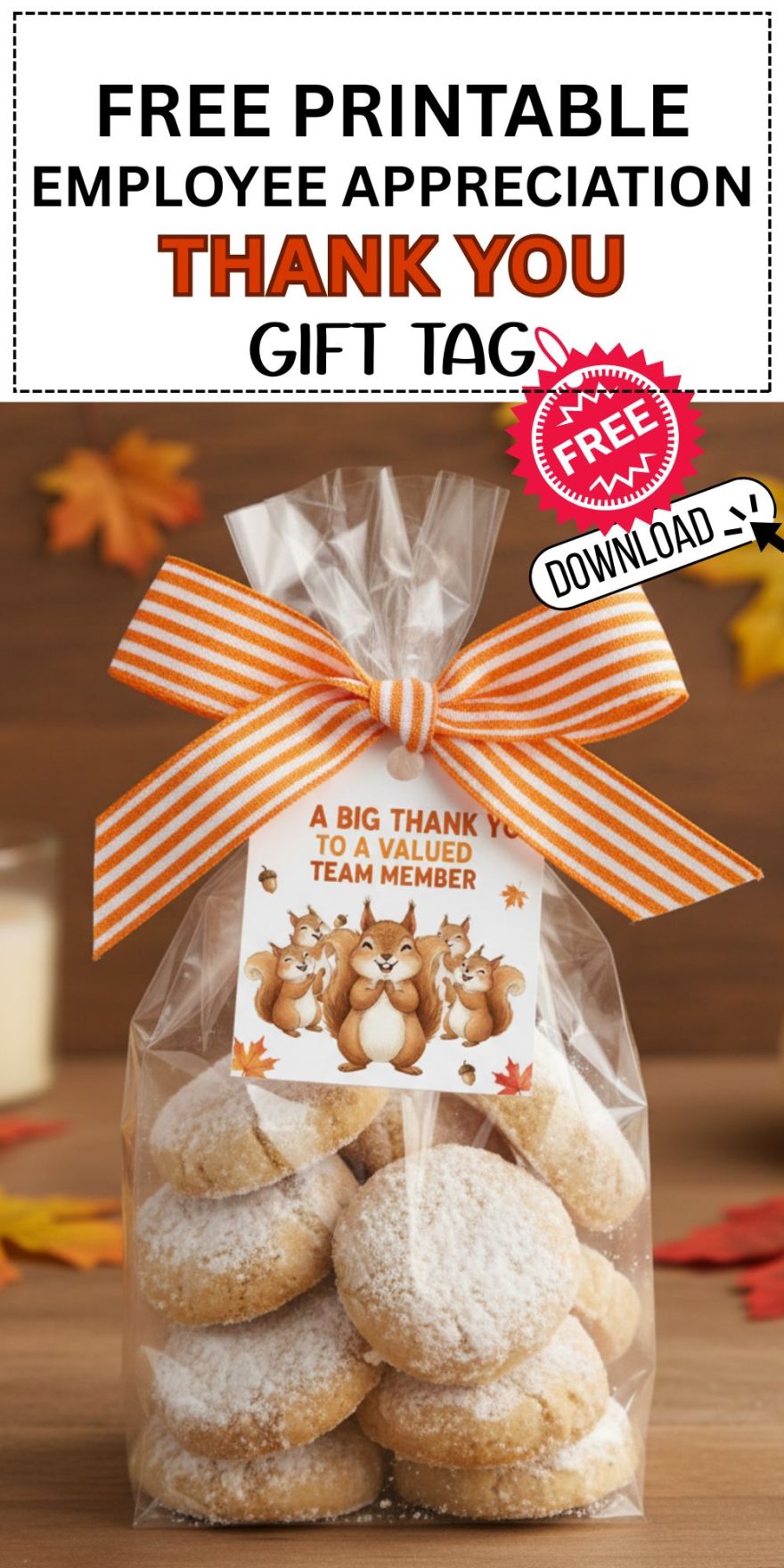 Free Printable Thank U Gift Tags for Employee Appreciation