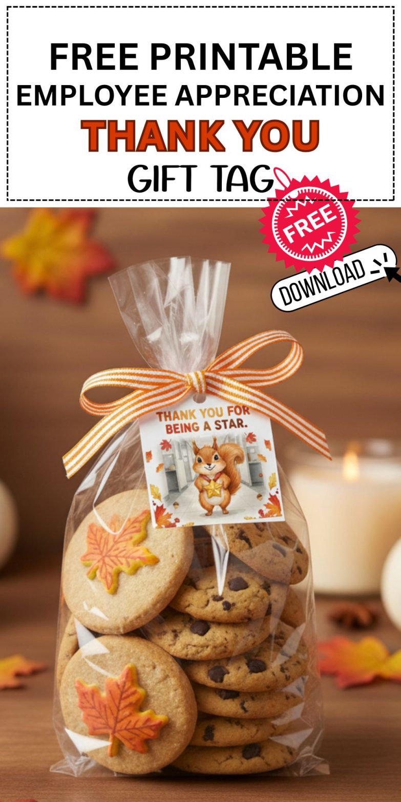 Free Printable Thank U Gift Tags for Employee Appreciation
