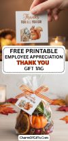 Free Printable Thank U Gift Tags for Employee Appreciation