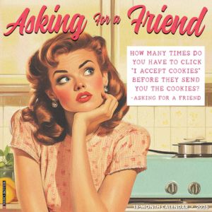 retro style image of a woman wondering