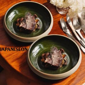 two ceramic soup bowls