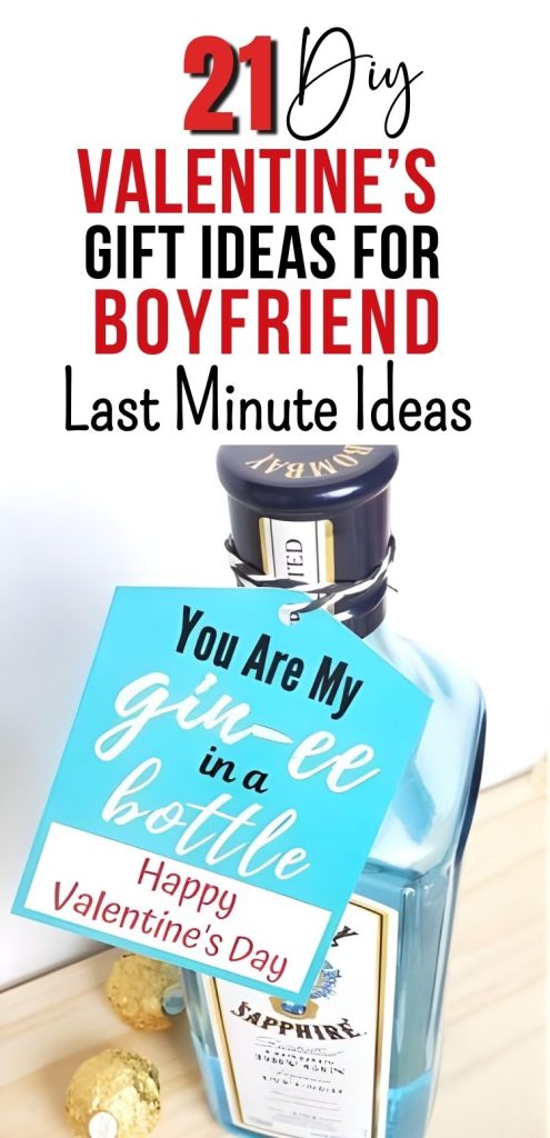 Last minute diy valentine's day gift idea for boyfriend he would love. Easy to make and creative