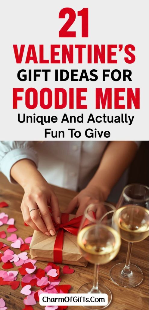 Shopping for a husband or boyfriend who plans weekend meals like a sport? This list is packed with Valentine’s gifts for foodie men that feel thoughtful and fun.creative food gifts for boyfriends, and kitchen upgrades he’ll obsess over. From gourmet snacks to unique kitchen tools he’ll brag about, this list hits all the fun and no boring generic stuff