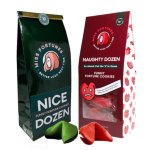 two fortune cookie packets