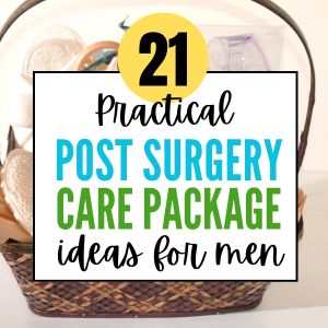 Post Surgery Care Package Ideas For Men