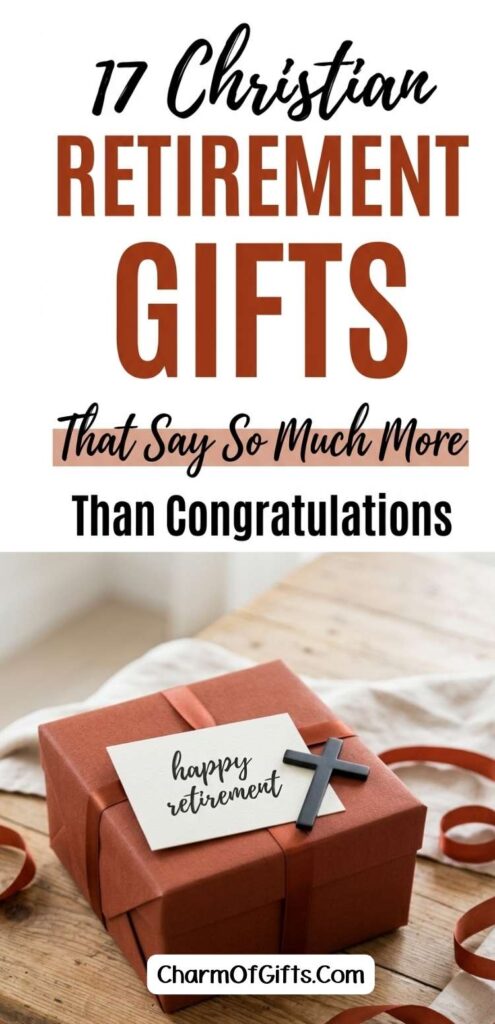 Looking for Christian retirement gifts that go beyond the generic card and wine? These 17 faith filled ideas honour both their career and their belief — from personalised bible verse keepsakes and beautiful home decor to devotional gifts and meaningful gestures their church community can give. Suitable for women and men of faith. 