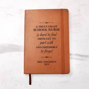A brown School Nurse Journal