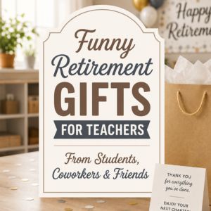Hilarious Retirement Gifts for Teachers
