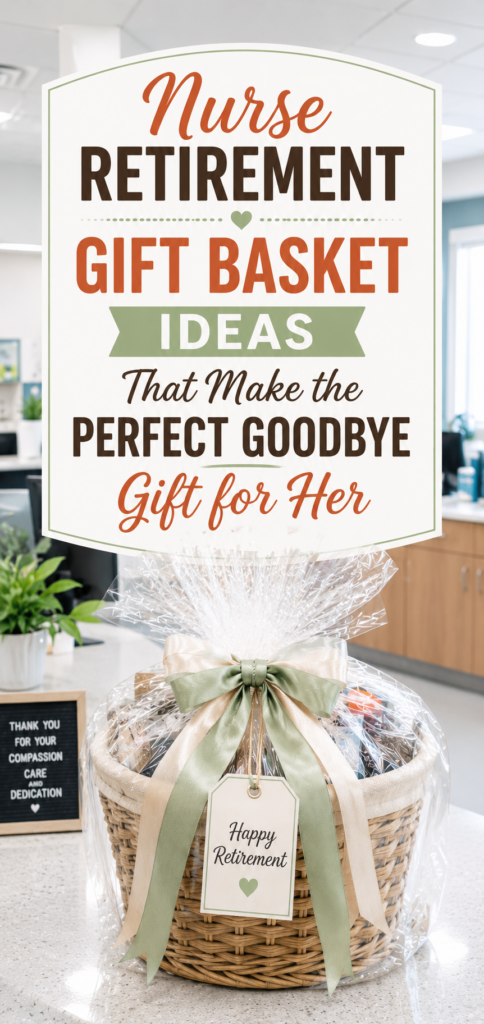 Looking for nurse retirement gift basket ideas from colleagues and coworkers that go beyond the standard flowers and card? These 15 handpicked ideas cover everything from meaningful keepsakes and gourmet treats to ready to give baskets she will actually enjoy. Perfect farewell gifts for her from the whole nursing team. 