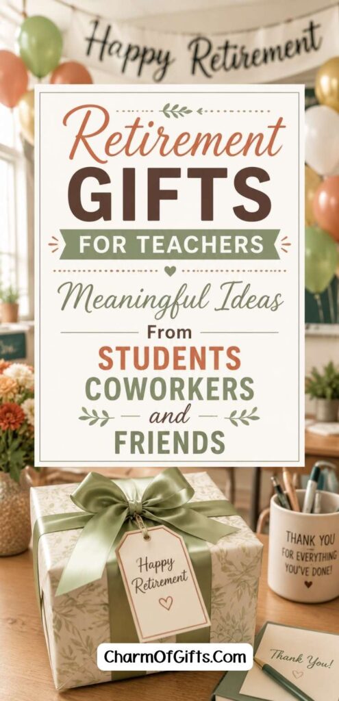 Looking for retirement gifts for teachers from students, coworkers and friends? These 21 handpicked ideas range from personalised keepsakes and heartfelt thank you gifts to funny picks and group gift ideas they will love. Perfect farewell gifts for female and male teachers from staff, colleagues and grateful students. Thoughtful, meaningful and perfect for the retirement party.