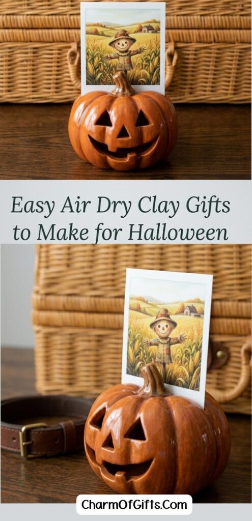 Jack o lantern polaroid holder