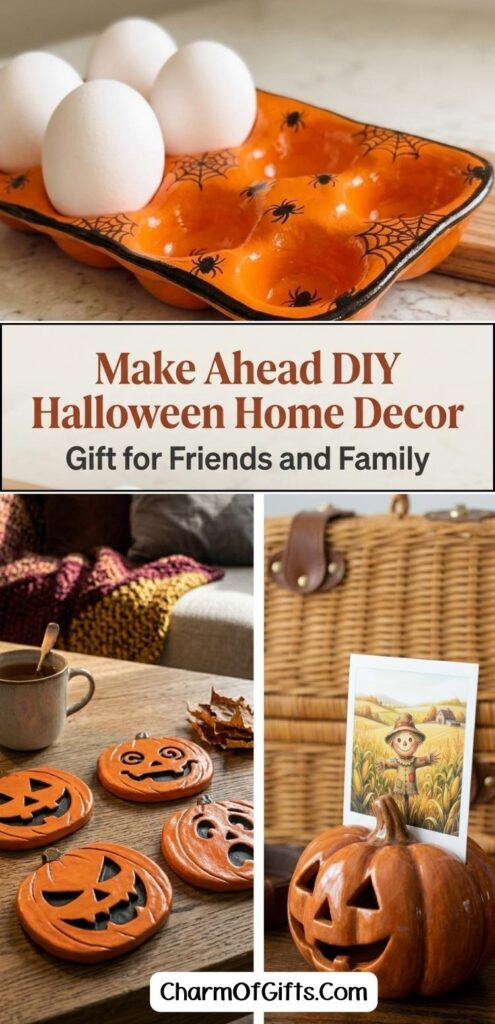 Make ahead DIY air dry clay Halloween gifts for friends and family that are easy, fun, and thoughtful. Create cute handmade Halloween crafts, spooky decor, and unique keepsakes your loved ones can enjoy year after year. Perfect for beginners and anyone who loves personalized gifts.