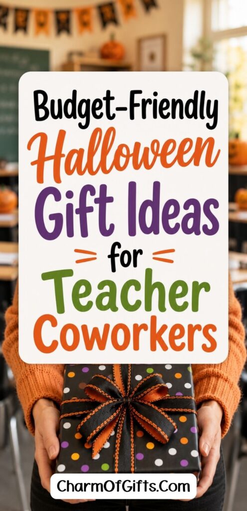 Affordable Halloween gifts for teacher coworkers that go where they go, from the classroom to their everyday life at home. Practical accessories that feel festive without feeling disposable. #halloweengiftsforteachers #halloweengiftsforteachercoworkers #teachercoworkergifts #halloweengiftguide #maleteachergifts #halloweengiftsformaleteachercoworker #teachertoteachergifts