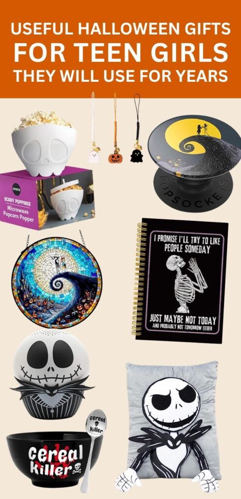 2026 Useful halloween gifts for teen girls she will genuinely be excited to get. These finds will get used year after year. They will be cherished beyond halloween party or trick or treating. #halloweenteengirlgifts #halloweengiftguide #teengirlgifts #usefulgifts
