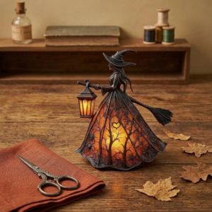 witch themed lamp