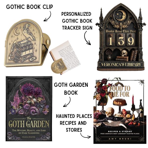 Goth Gifts for her Stationary