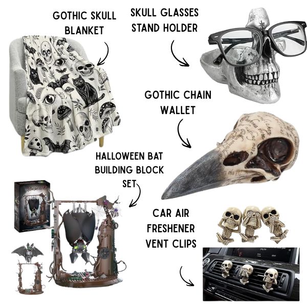 Home Decor Goth Guy Gifts Ideas Collage