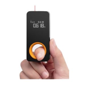 hand holding a digital measuring device
