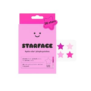 Christmas-themed Starface pimple patches as a fun skincare stocking stuffer for teen girls.