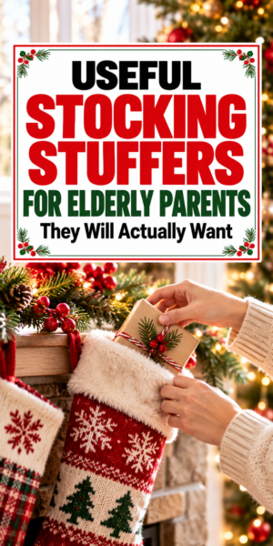 Useful Stocking Stuffers for Elderly Parents They Will Actually Want