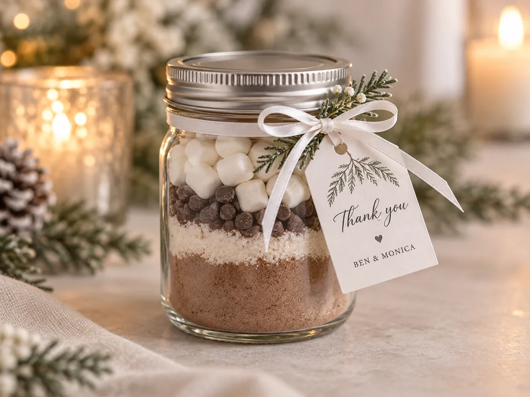 DIY Hot Cocoa Mix Jars