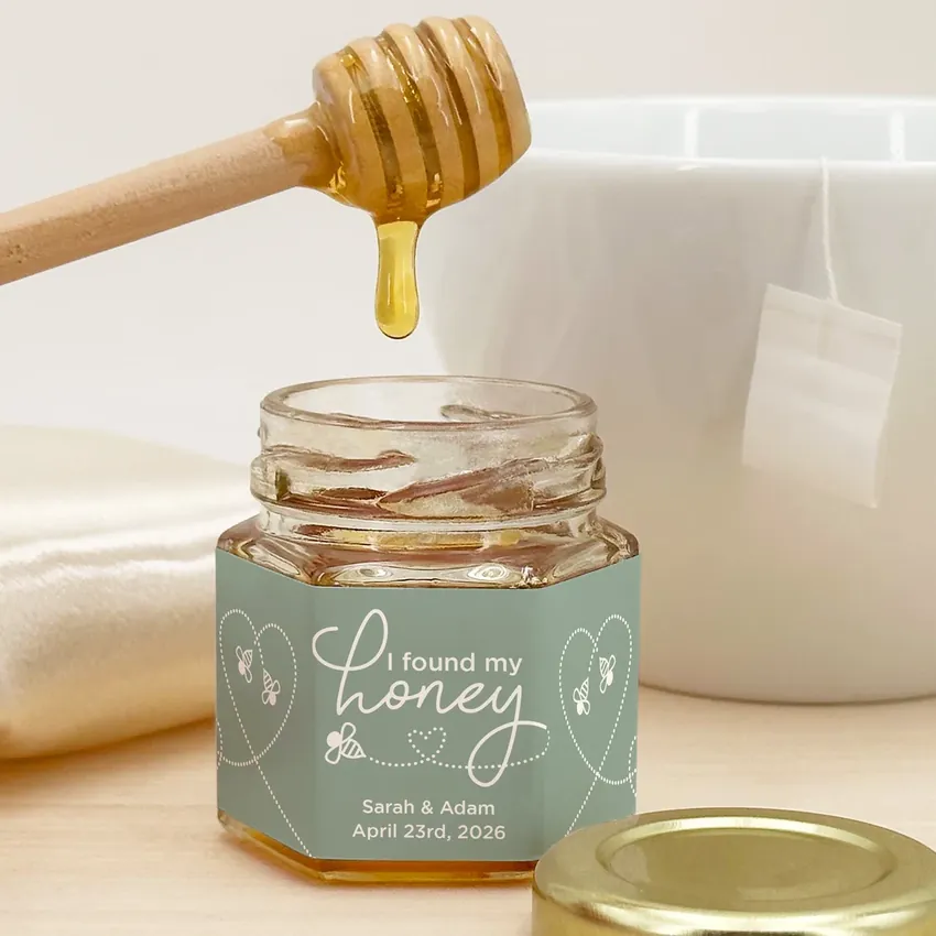 Personalized Mini Honey Jars