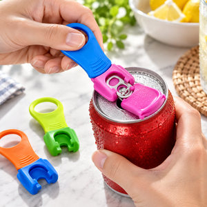 Colorful soda can openers